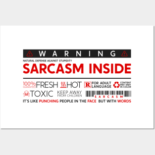 Sarcasm Inside Posters and Art